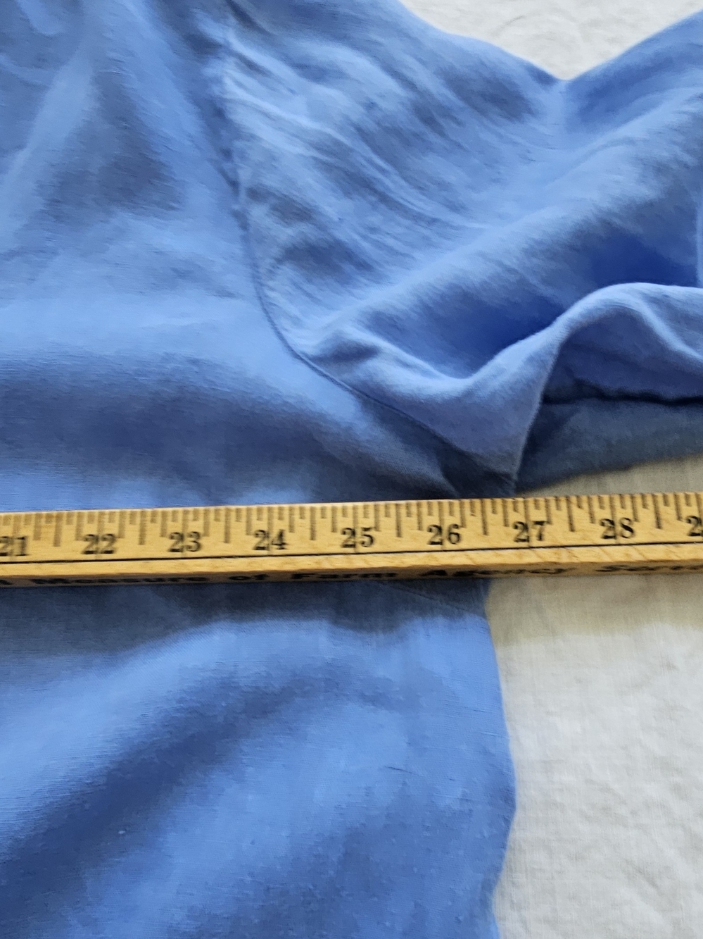 J. Jill Linen Blue  Tunic Size 3X - Picture 4 of 7